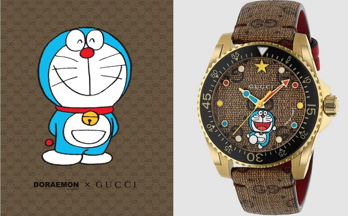 豪利时大闹天宫、欧米茄奥特曼、Gucci哆啦A梦等8款动漫联名手表