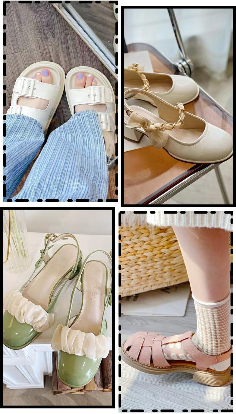 宽胖脚显瘦的凉鞋,拼多多凉鞋店铺推荐学生党