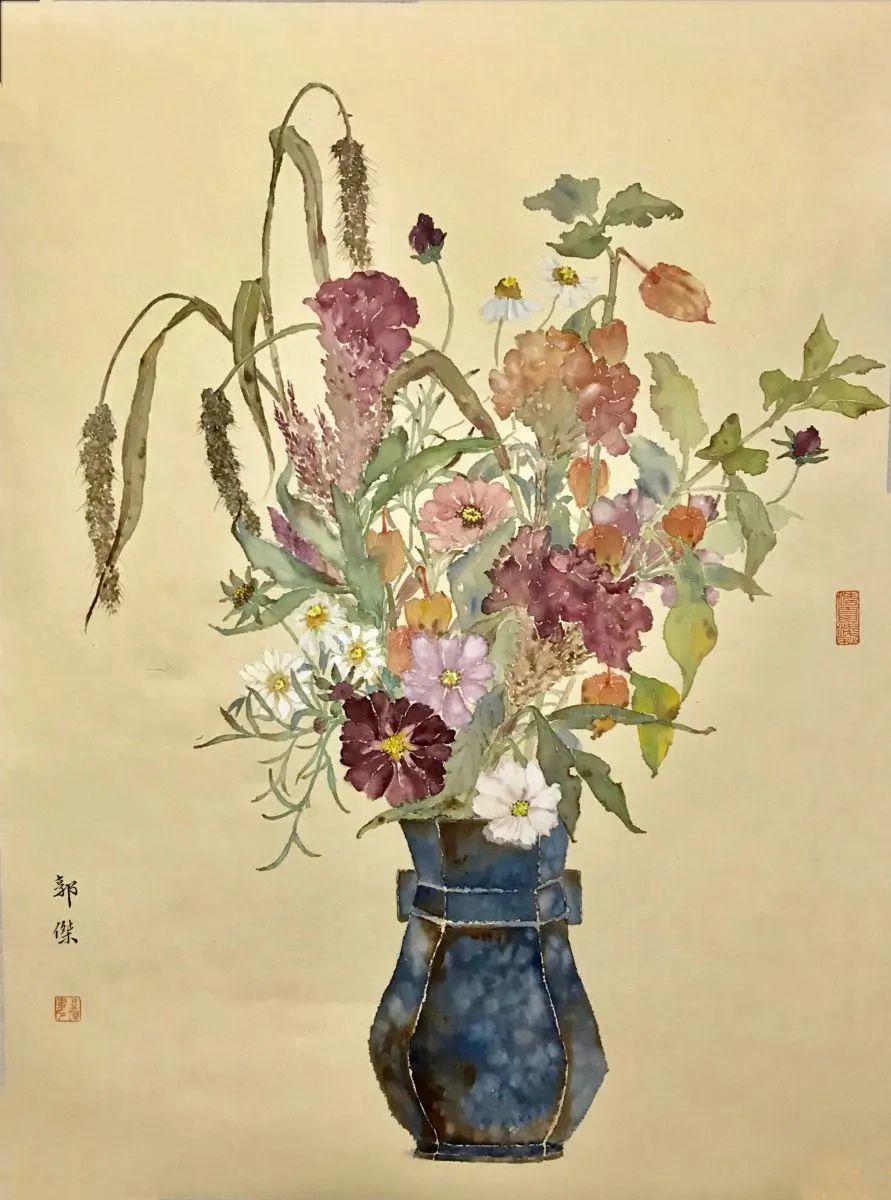 没骨花卉创作,没骨花卉是什么