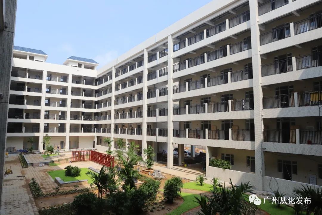 广州六中从化校区现场建设进度,广州六中从化校址进度