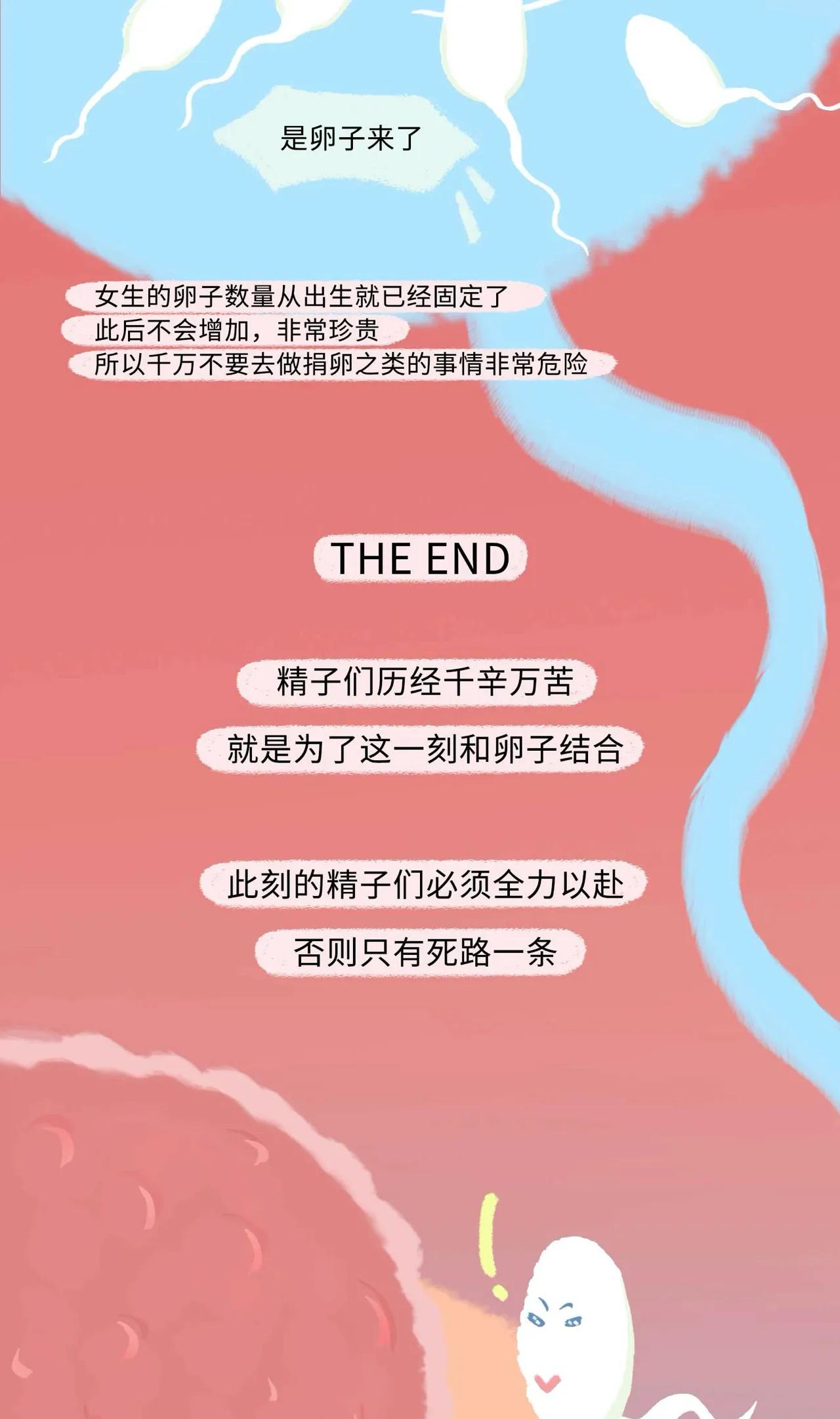 精子进入女生体内的全过程曝光！太励志了吧！