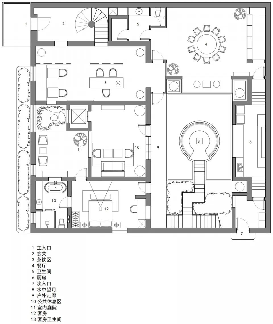 村小宅中式设计,舒服的家宅设计
