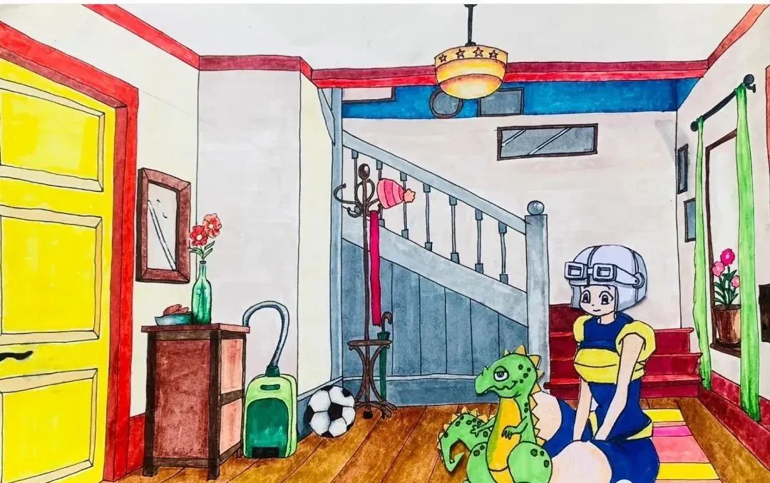 儿童地球创意画,儿童涂鸦大画集