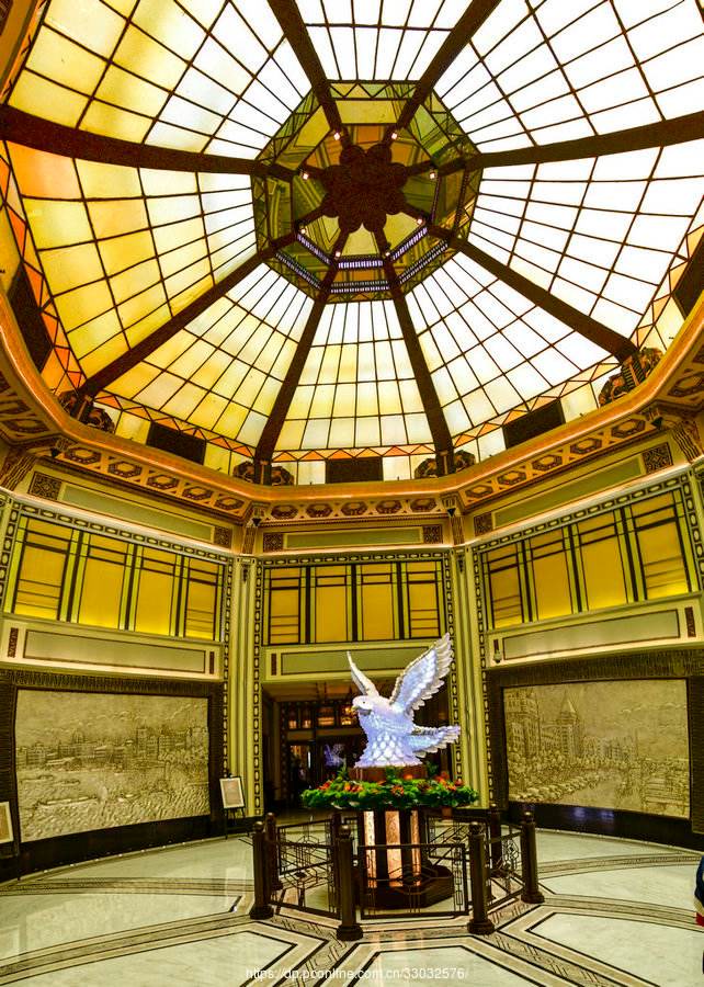 百年经典上海和平饭店,见证了上海百年的和平饭店