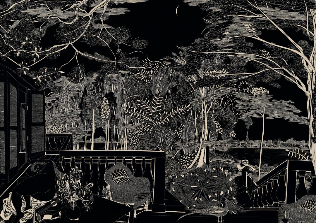 他坚持创作40年，刻出独一无二的黑白世界