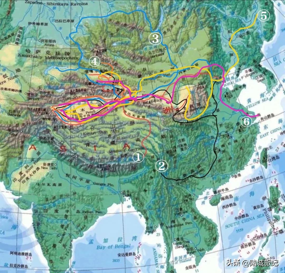 西部调水工程走向图,大西线调水工程最新进展