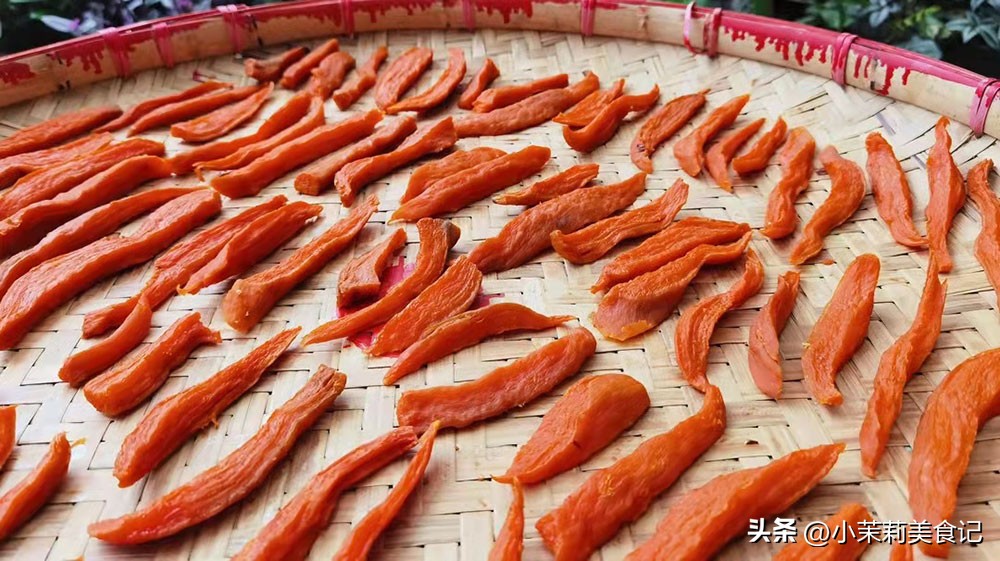 晒红薯干防止变黑,晒红薯干怎么不会变黑