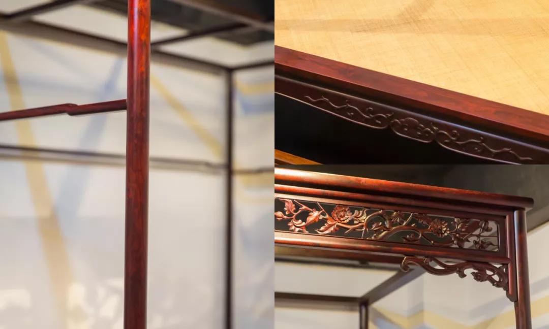 研习宝藏|紫檀四柱架子床共赏