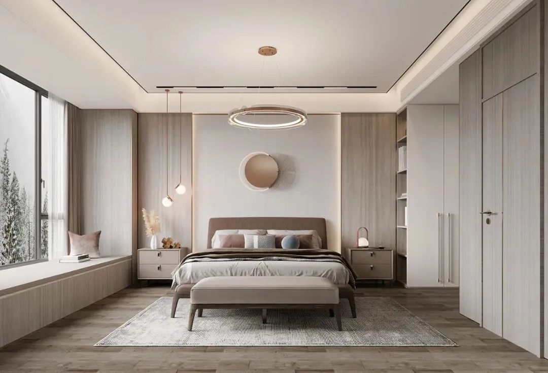 门墙柜一体装修效果图流行吗,现代门墙柜一体化设计推荐