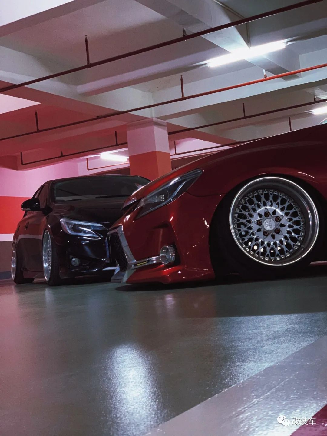 丰田锐志改低趴真实图片,丰田锐志低姿态改装的价格表