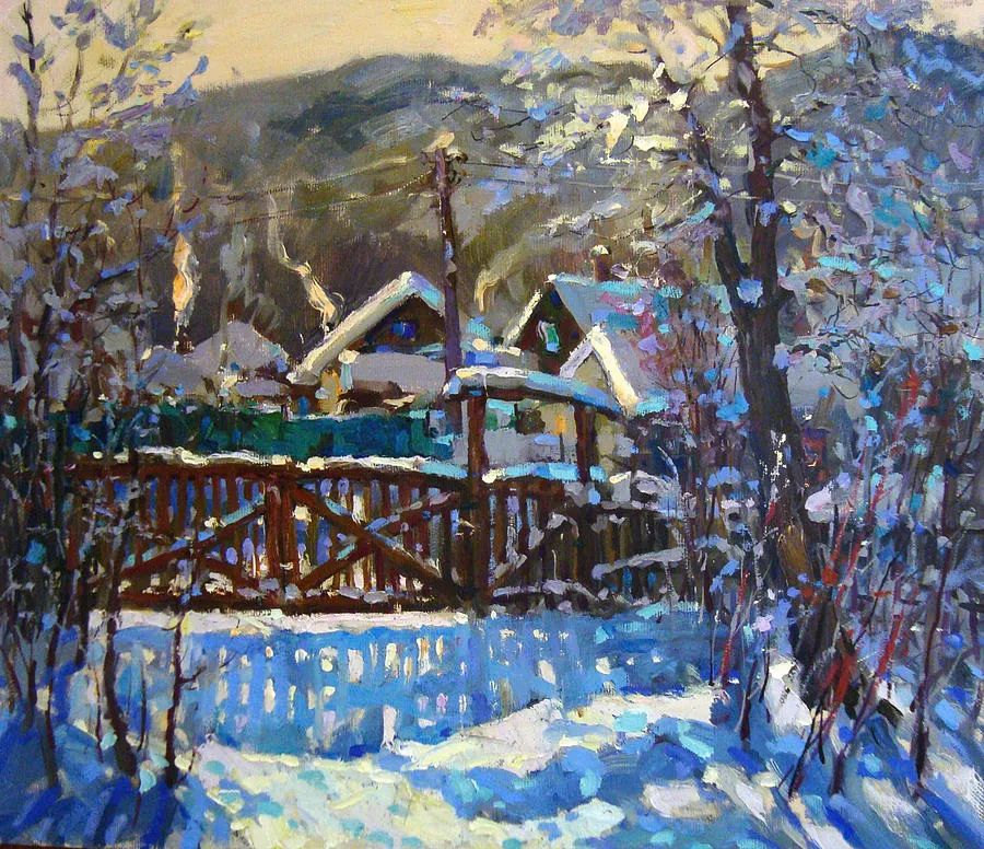 现代俄罗斯风景油画经典作品欣赏,米沙金油画作品