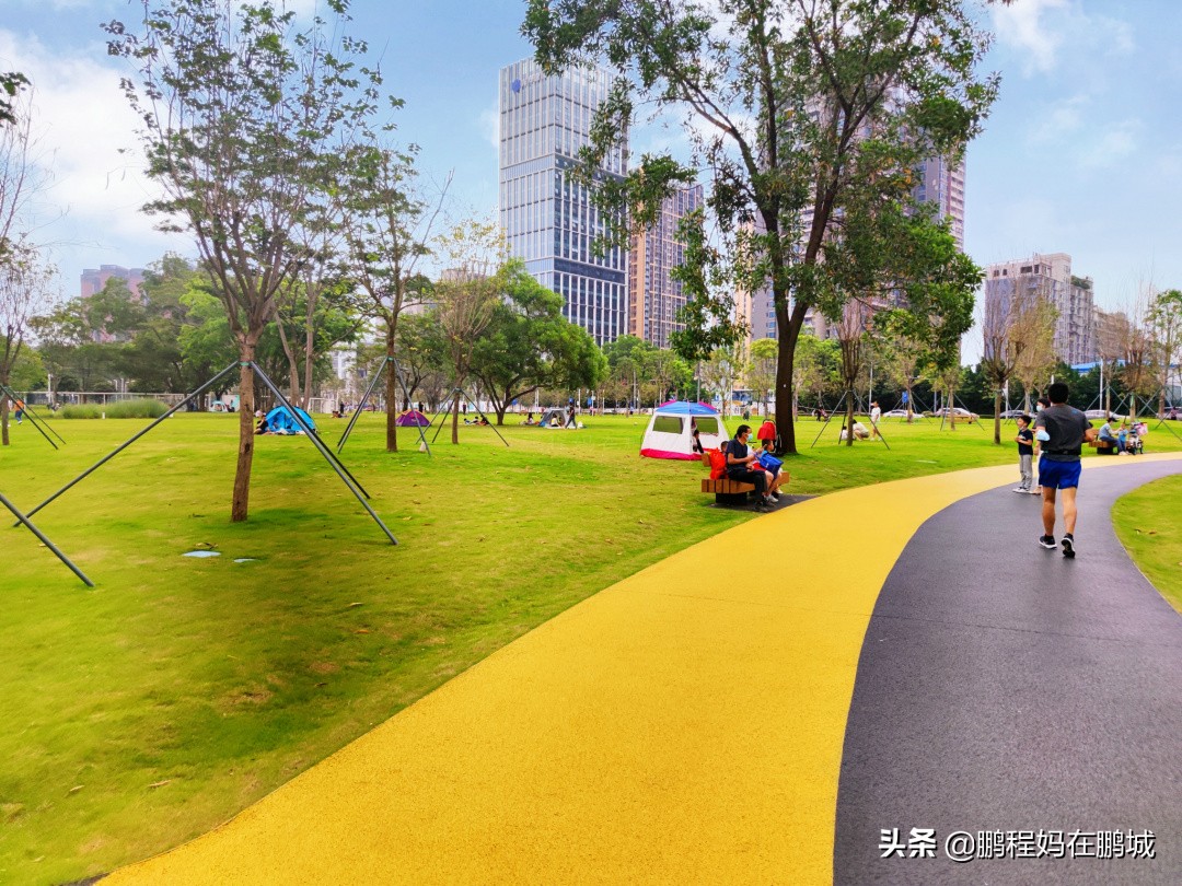 观澜最近翻新过的公园,龙华观澜中心公园