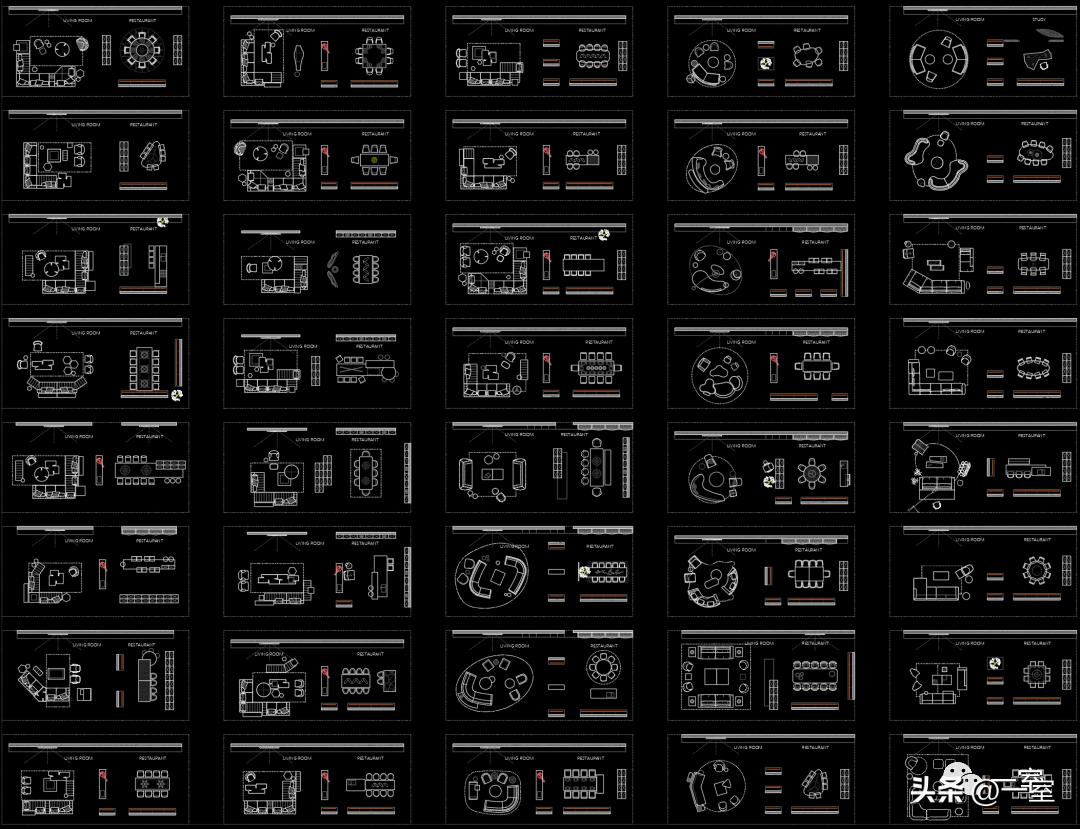 同事10分钟做完全屋平面布局,竟是因为有了这500套CAD模块!