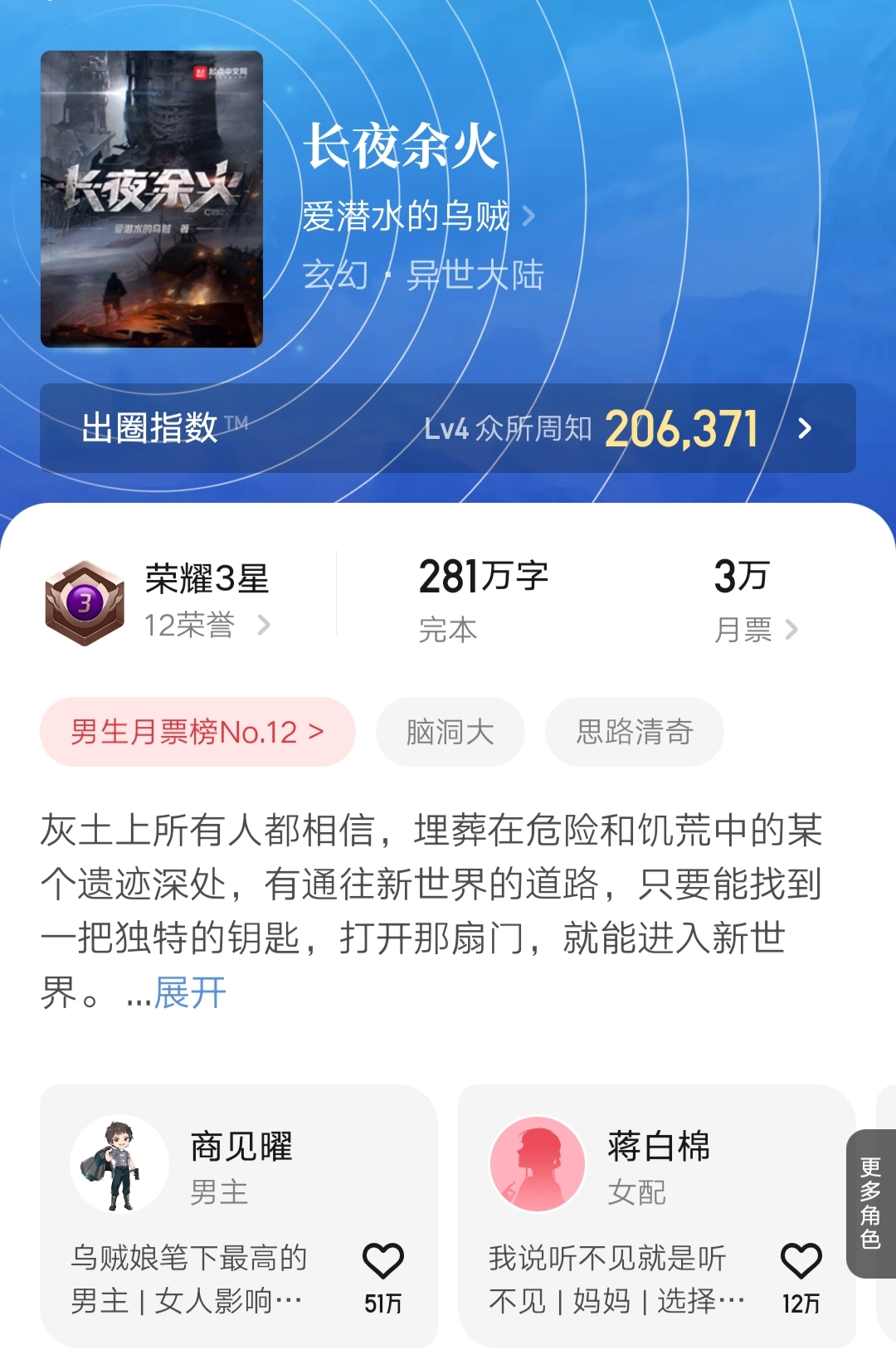 5本超精彩小说推荐,2023完结的白金大神小说