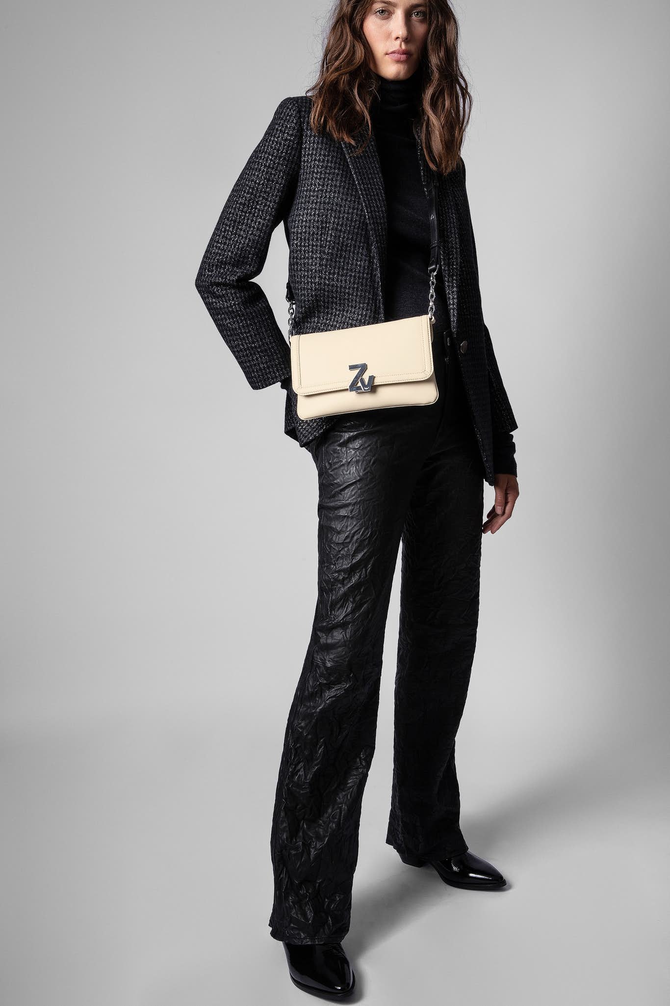 法国zamp女包秋冬小方包,法国zara包包