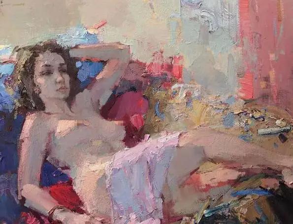 俄罗斯画家笔下的模特,俄罗斯画家笔下的女性肖像