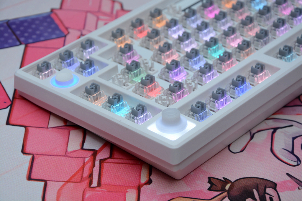 你见过带摇杆的键盘么，HELLOGANSSHS75T三模机械键盘开箱