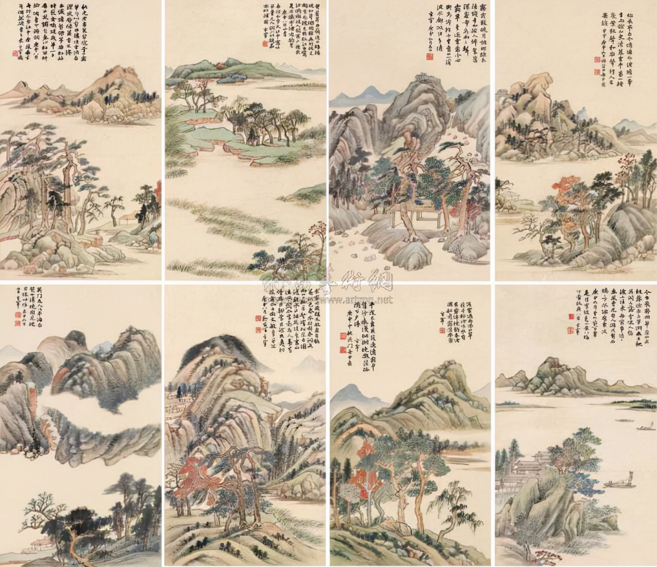 中国历代名画鉴赏图文,100幅历代名画欣赏
