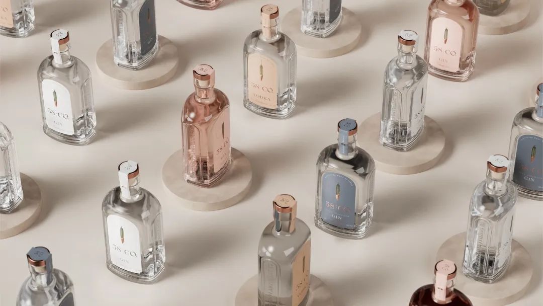 简约化酒包装设计图片,这些酒包装设计太上头了