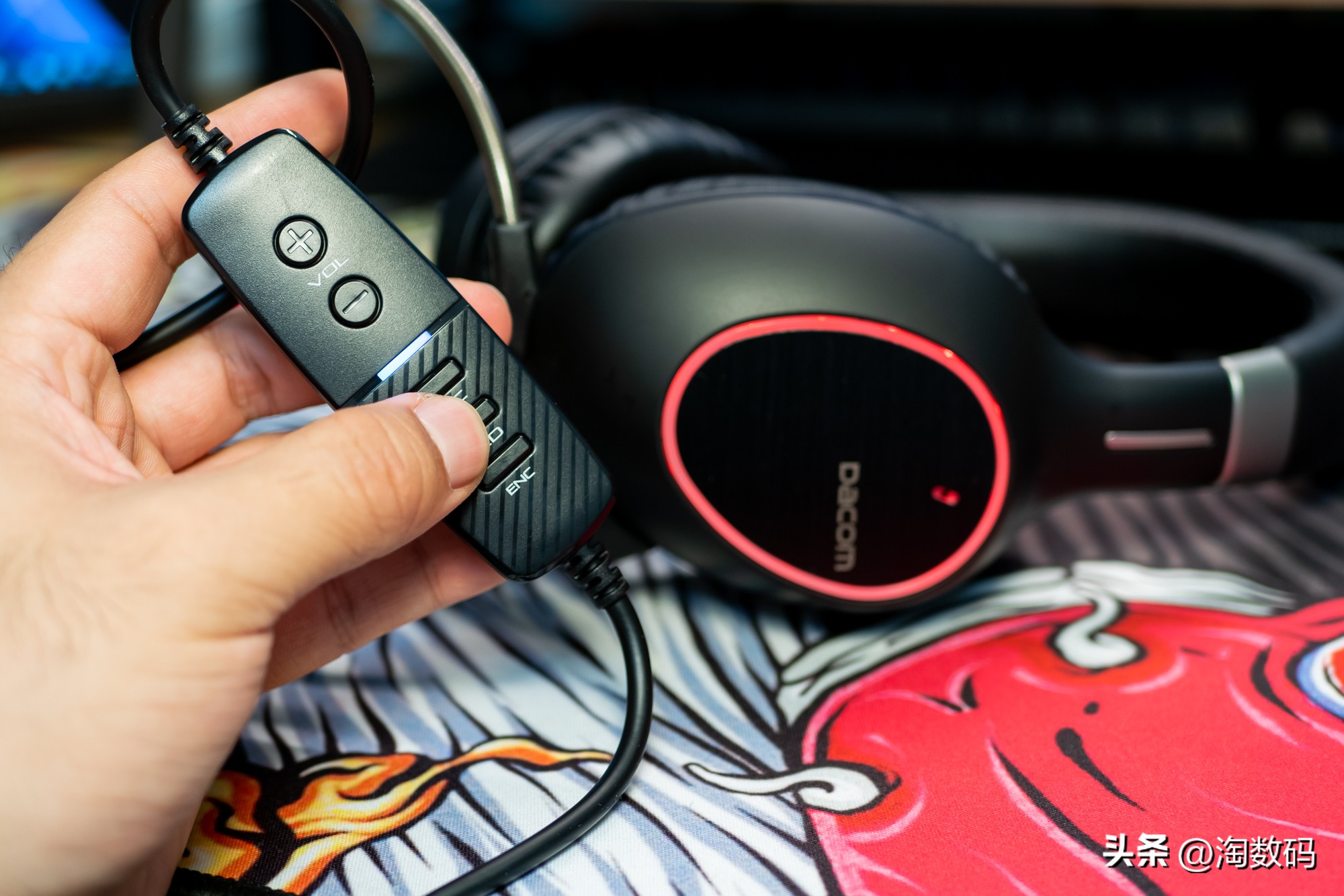 拒绝洋垃圾¥39入手RGB灯数字7.1虚拟声电竞游戏耳麦GH06开箱简评