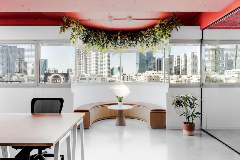 玫粉工业风Bazaart百色特特拉维夫办公设计欣赏