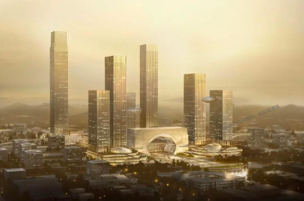 我眼中未来的城市,我眼中的未来科技城绘画