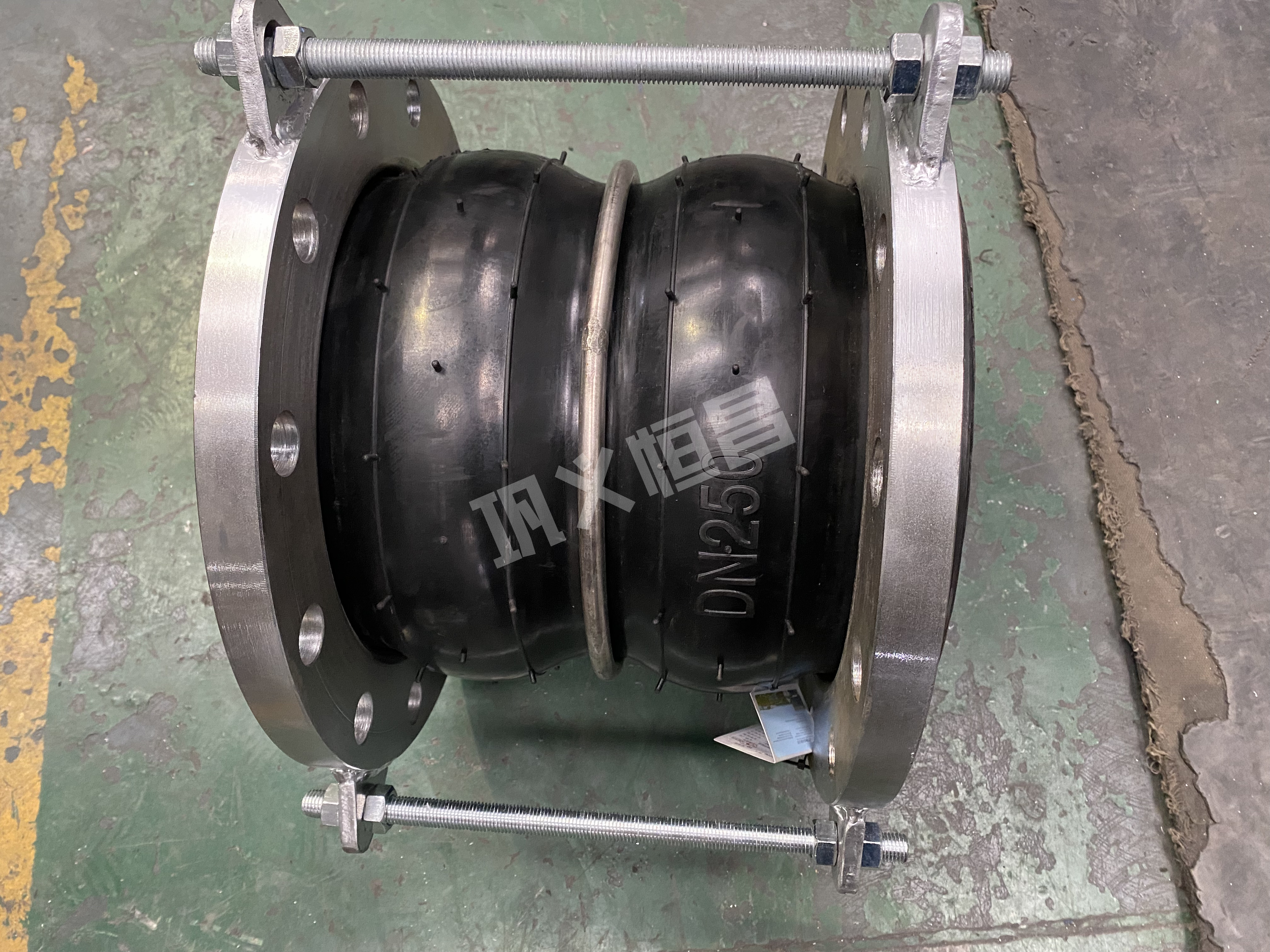 不锈钢橡胶法兰软连接,益阳304法兰橡胶接头