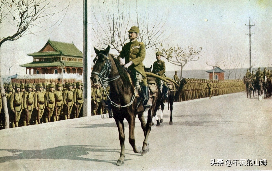日本陆军司令松井石根进入南京城,日本关东军总司令和石井四郎