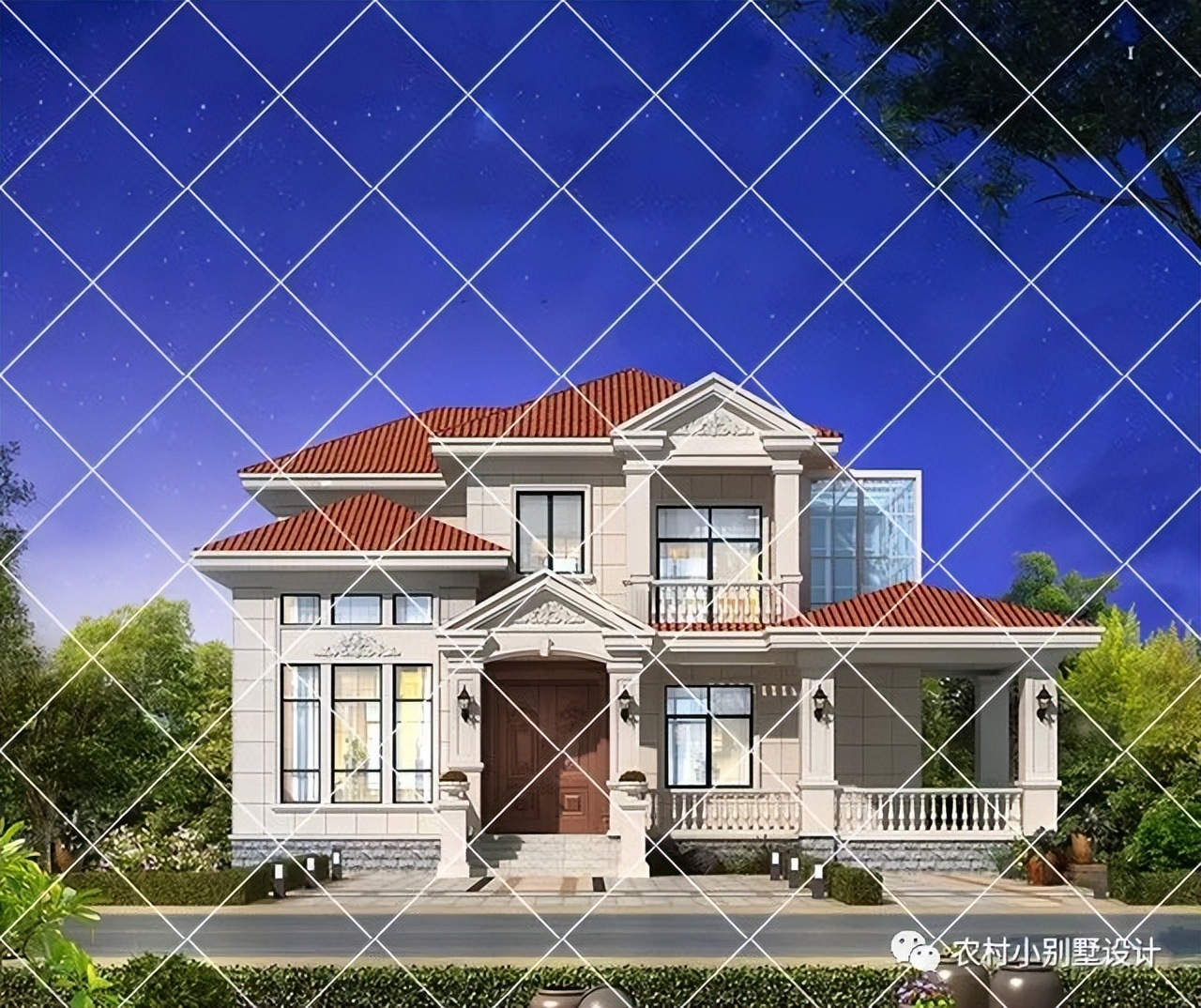 农村自建别墅带柴火灶设计,农村带堂屋柴火灶三层别墅实拍图