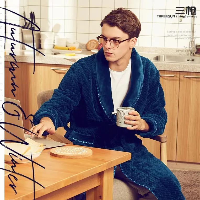 超级舒服的冬款睡袍推荐,好看的冬季睡袍简约