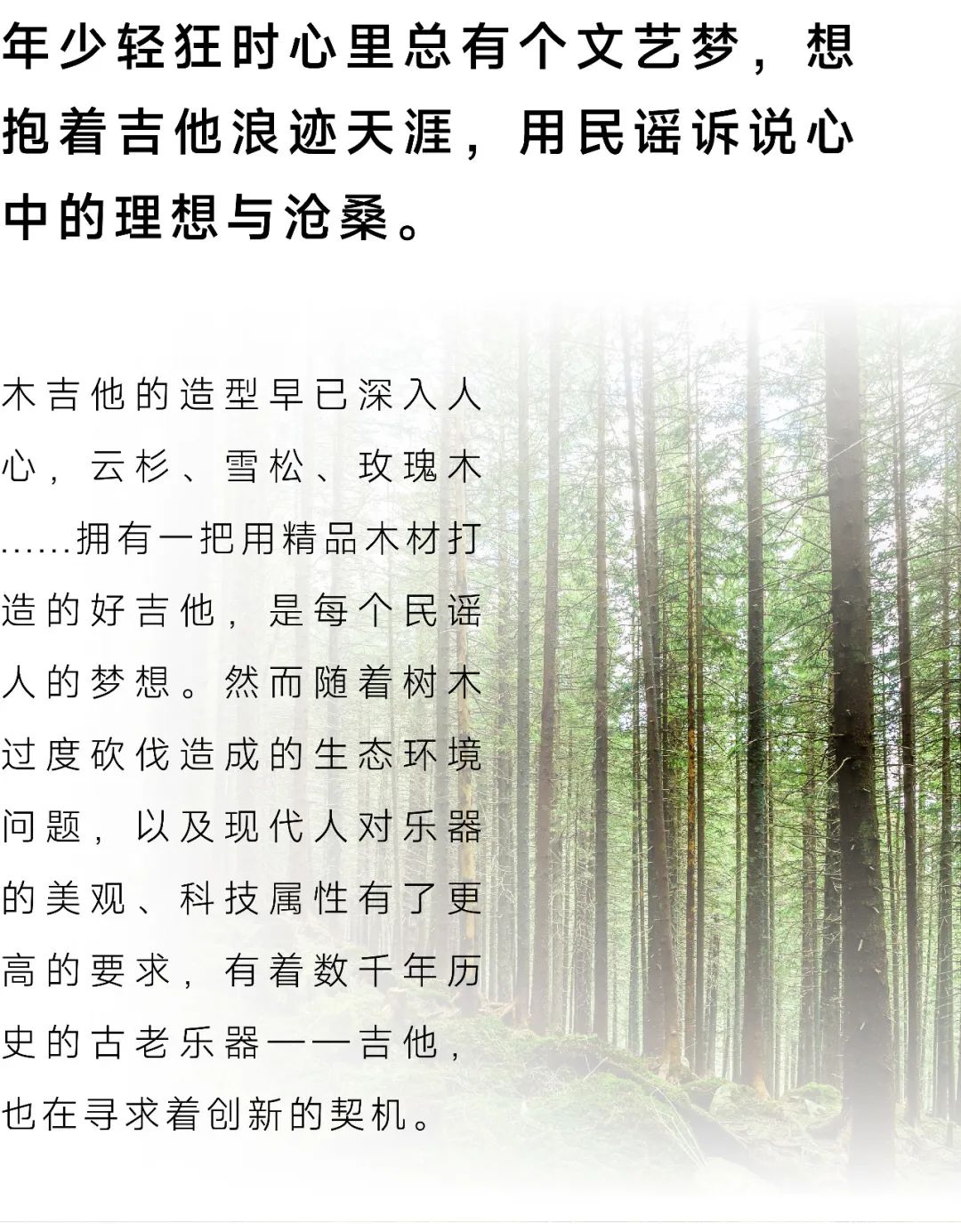 吉他是用什么木材做的好,木材吉他的优点和缺点