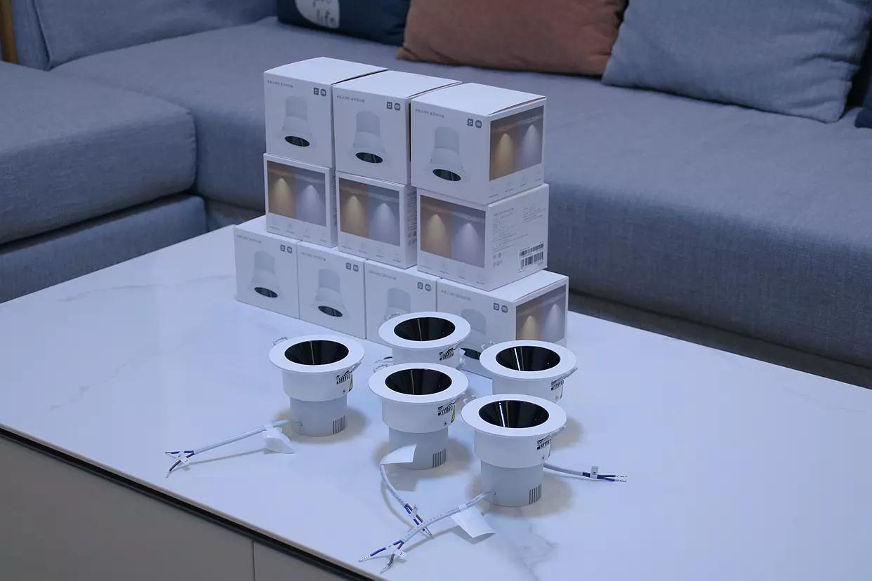 米家灯评测,米家蓝牙mesh智能射灯开箱评测