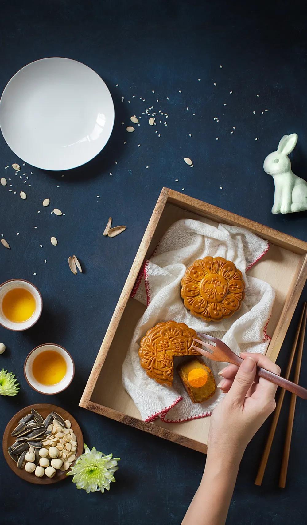 香香甜甜的月饼,中秋月饼壁纸