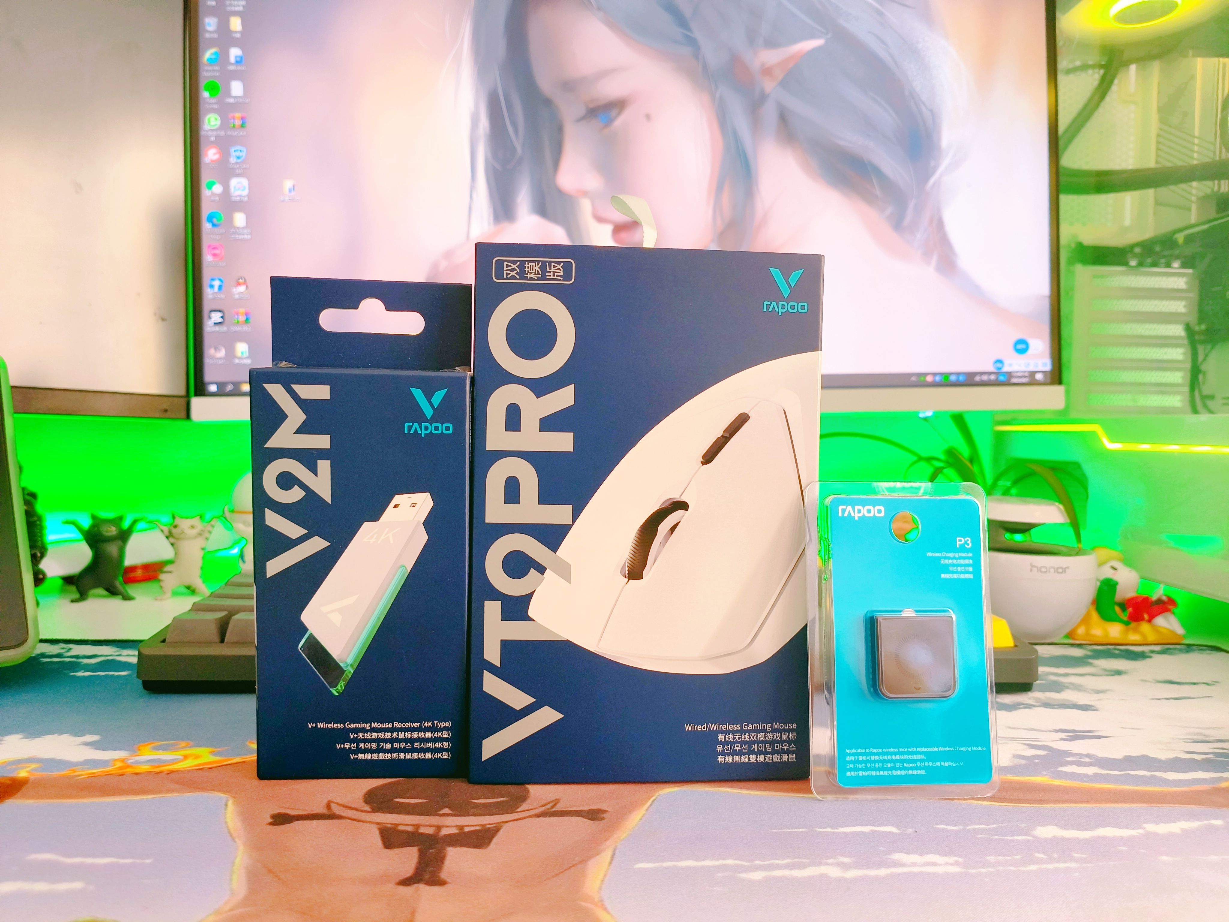 雷柏vt9pro和蜻蜓f1promax选哪个,雷柏vt9pro鼠标防滑贴