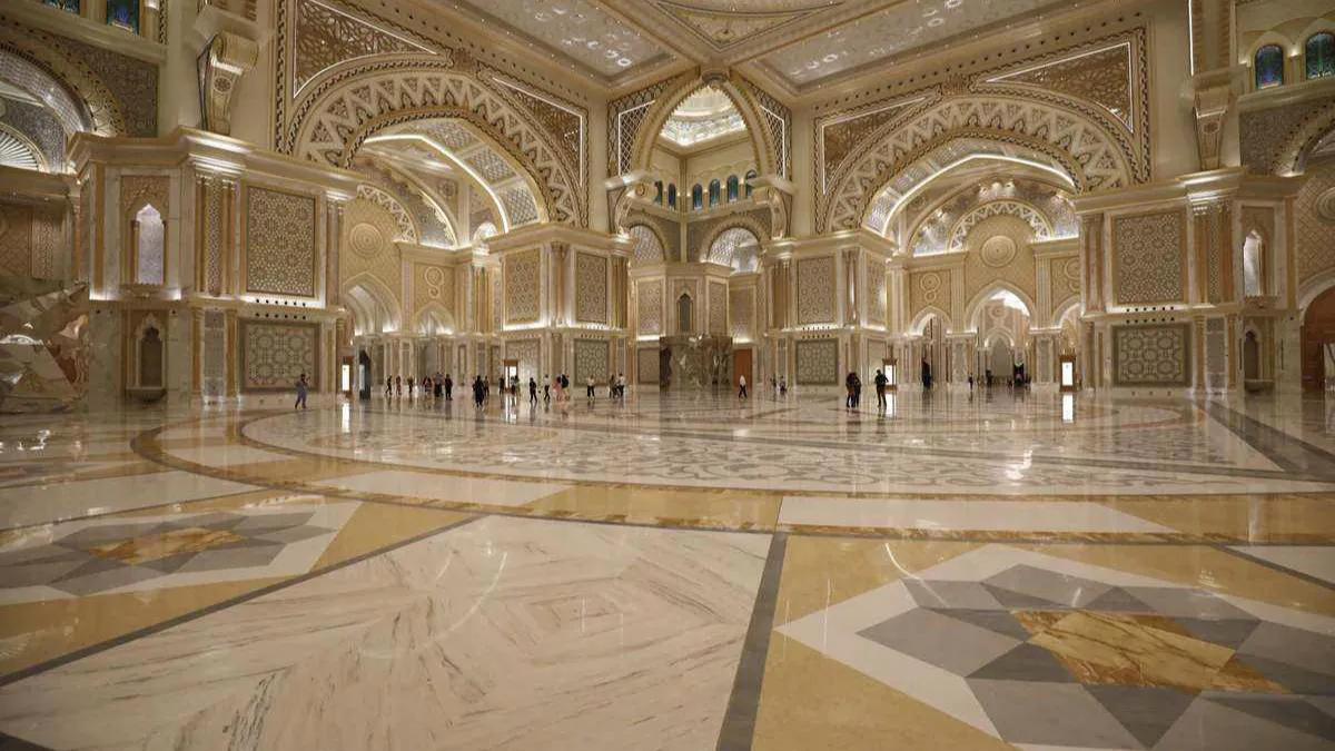 阿联酋总统府全景图,阿联酋土豪总统府