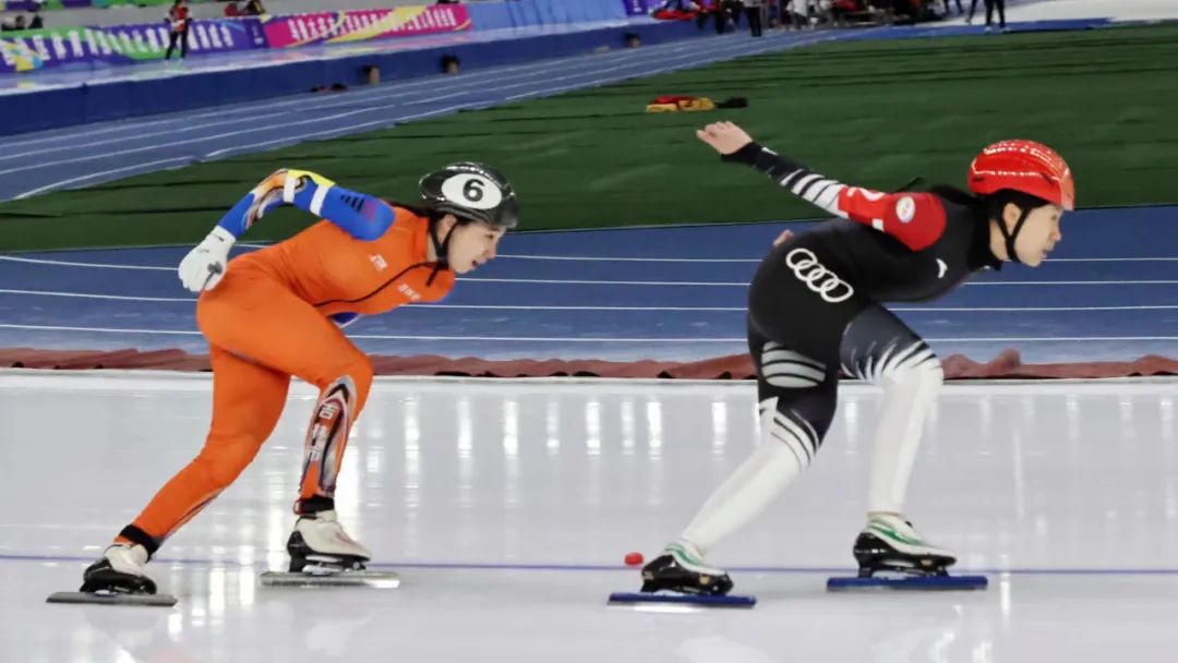 榆林市第三届速度滑冰比赛,渤海湖速度滑冰邀请赛盛况空前