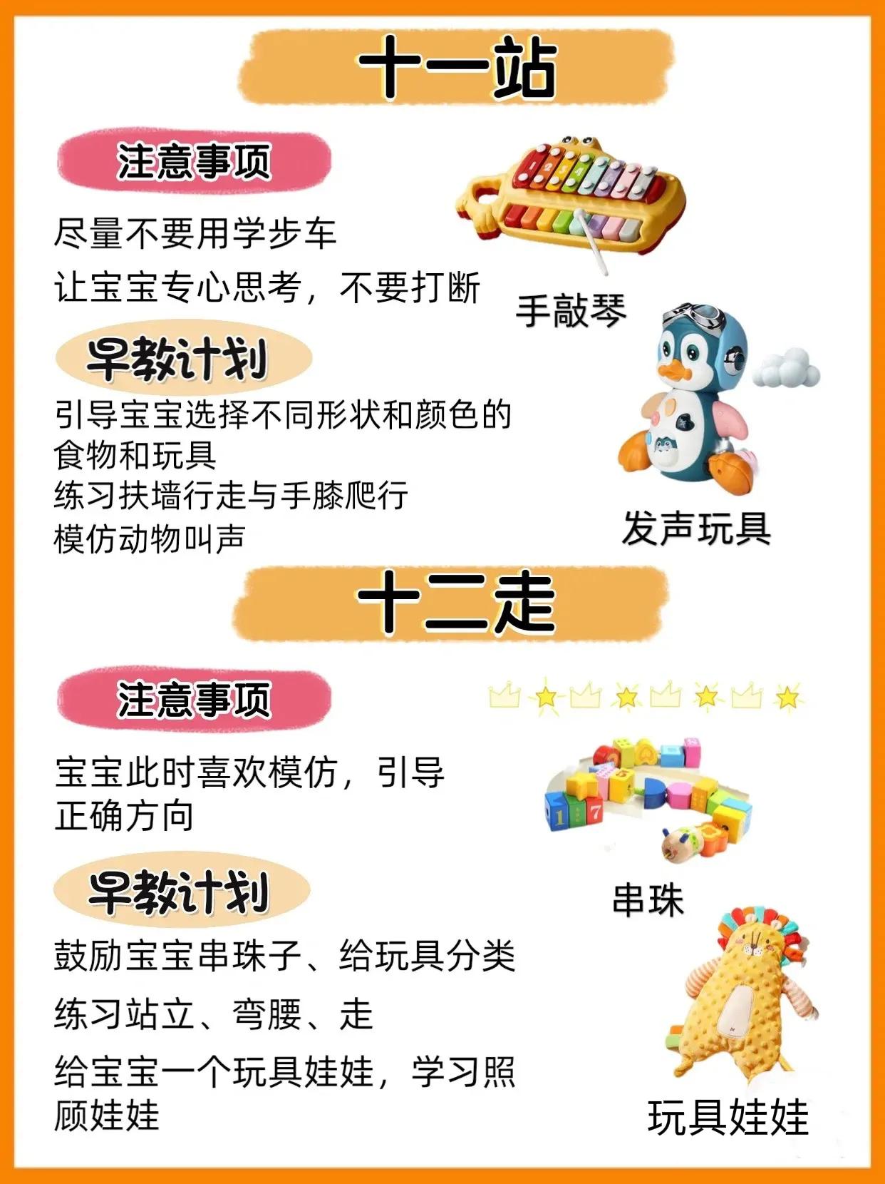 0-12月宝宝生长发育指南口诀,宝宝1-24月龄解锁技能和早教方案