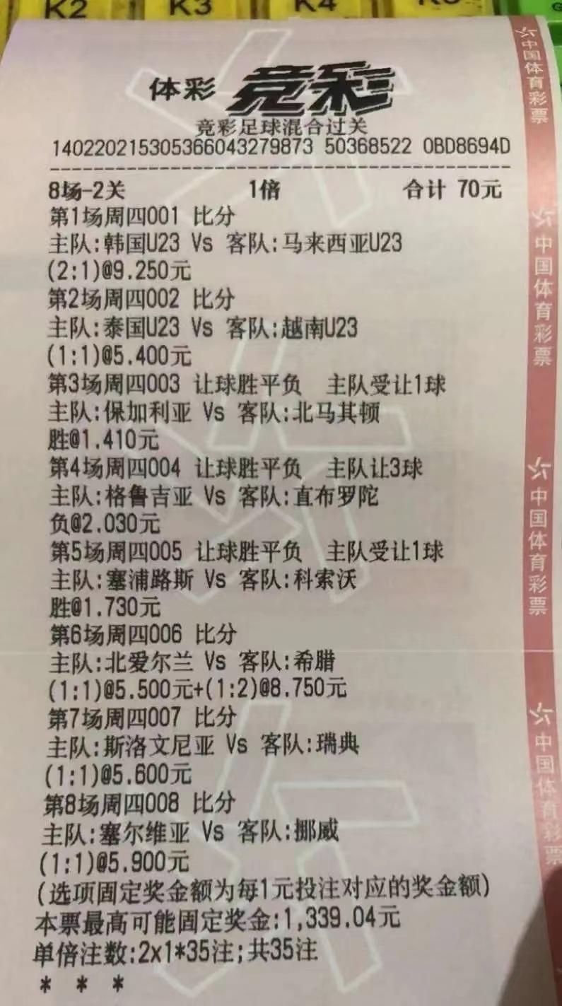 竞彩2串1实票推荐,52元竞彩实单推荐