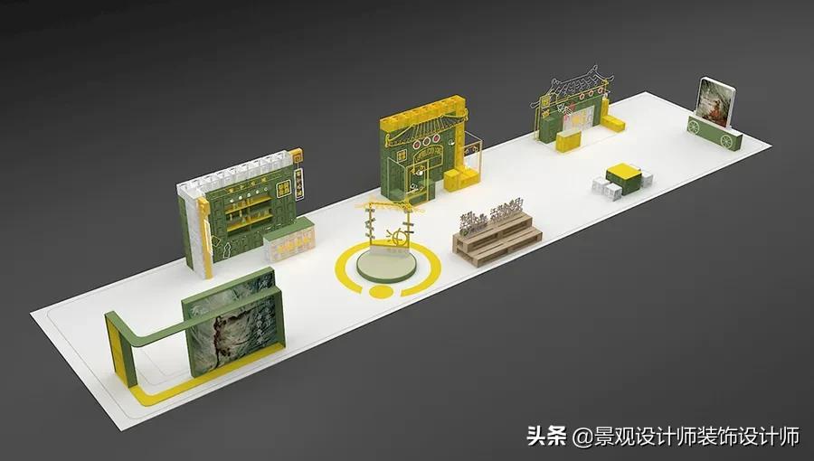 展示设计案例快闪店,快闪店改造效果图