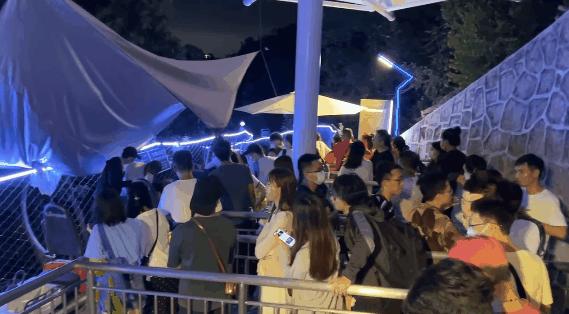 珠海香炉湾城市阳台索道,珠海景山索道观光缆车落日