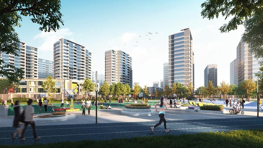 *界无**山水，绿墨连城——宁波下应车辆段上盖开发项目/华东院