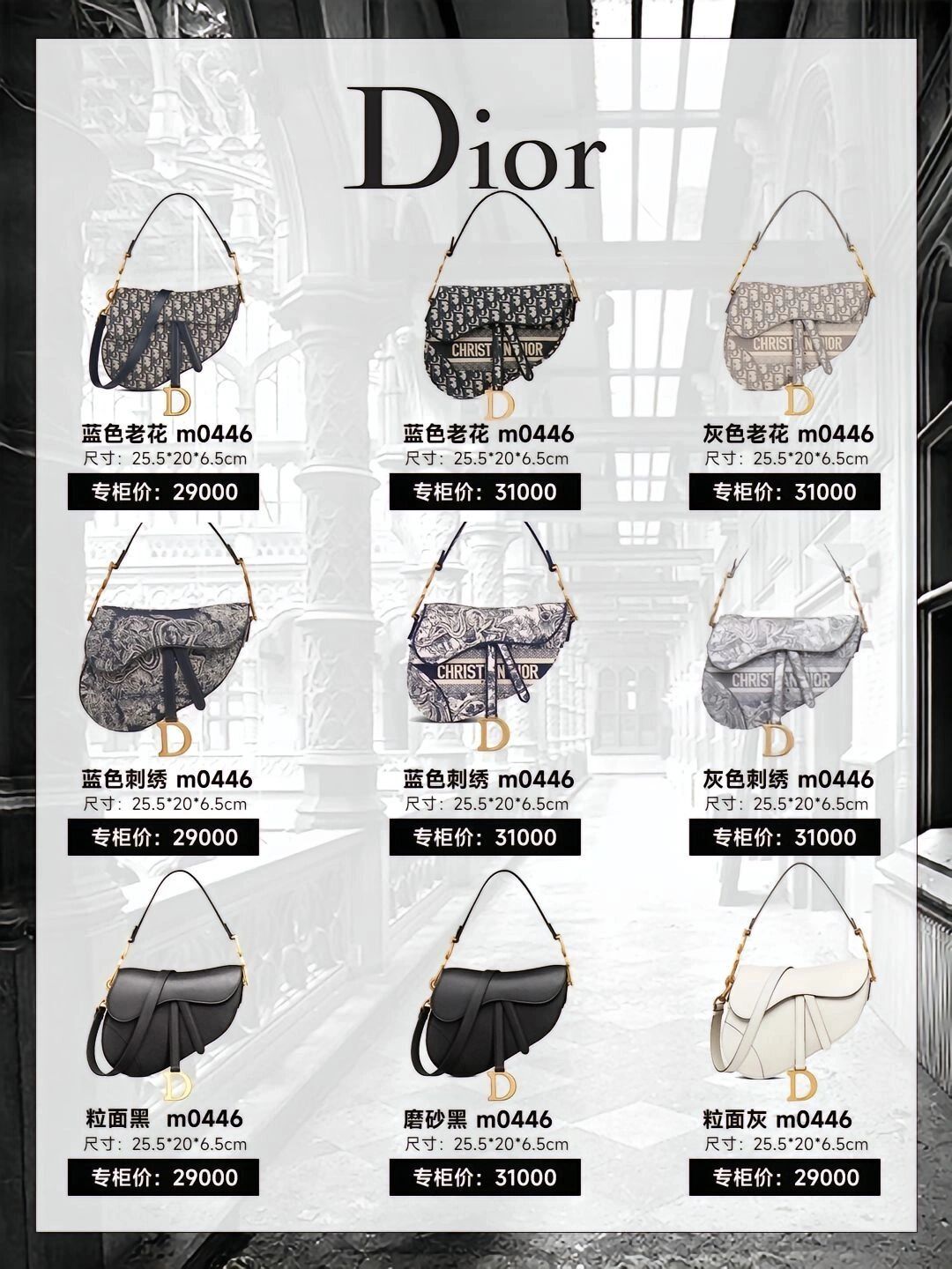 迪奥包包4格热卖色,迪奥2023包包新款三万多