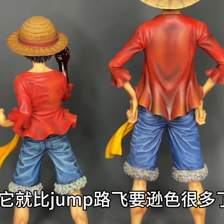 海贼王路飞手办gk,海贼王景品手办开箱