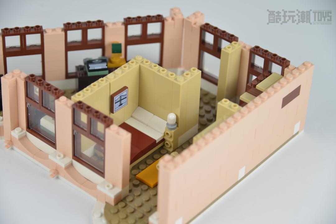 乐高街景巴黎转角内部细节,乐高转角精品酒店开箱视频