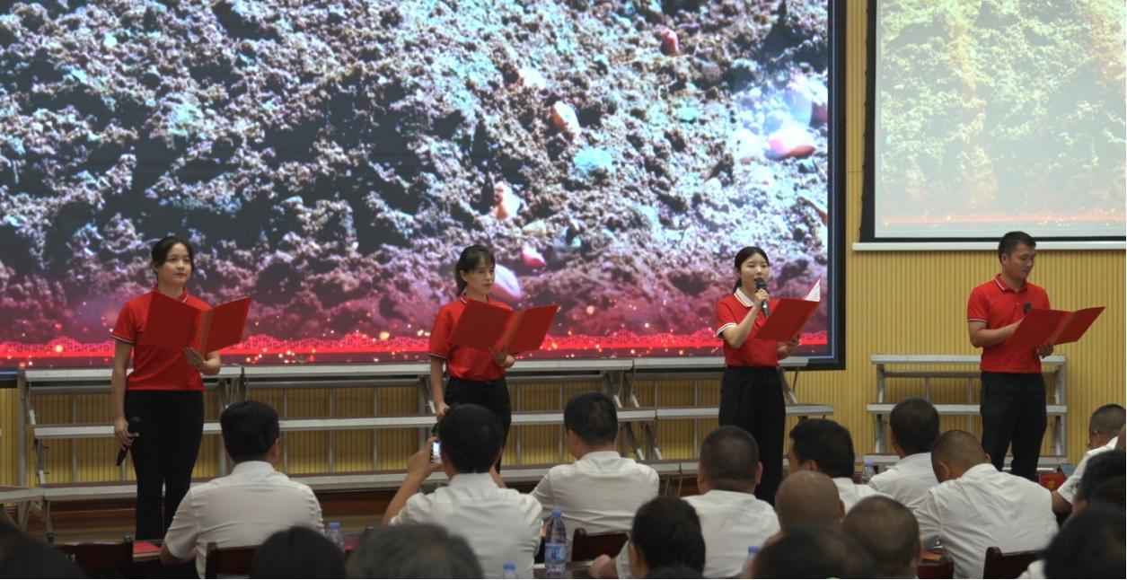 以饱满热情向党的生日献礼,以优异的成绩迎接党的生日