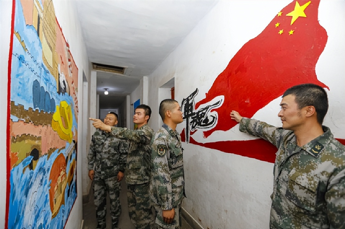 有内涵、有才华!兵哥兵姐邀你打卡“驻训墙画”