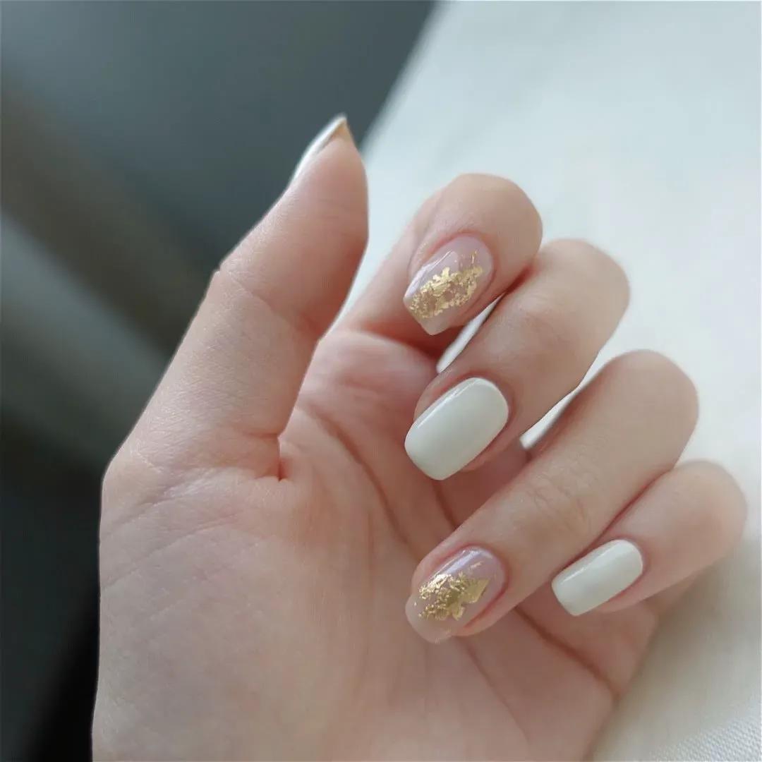 美甲图片好看又简单显白,美甲图片纯色显白简单又好看