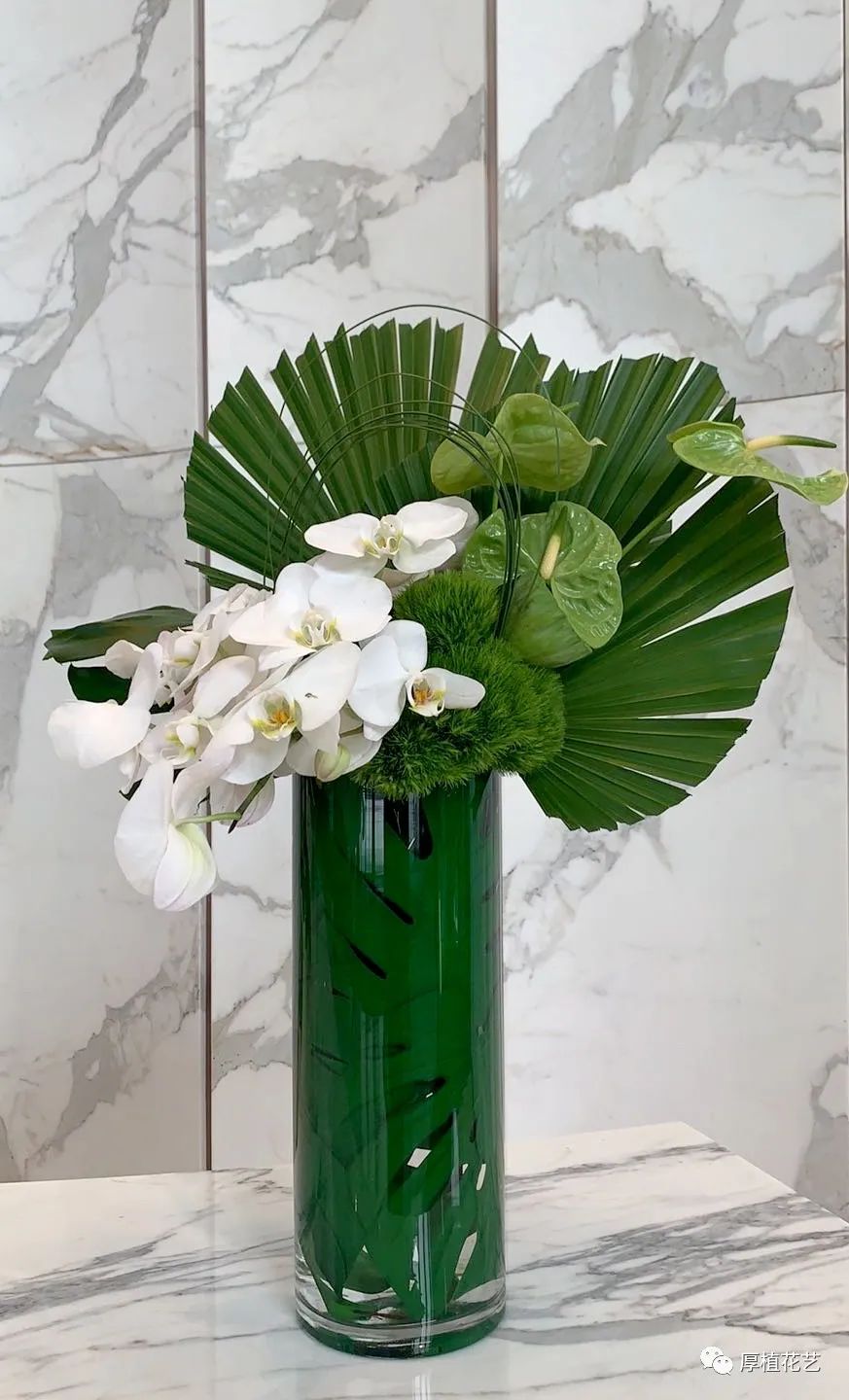 商务前台鲜花,前台花选择