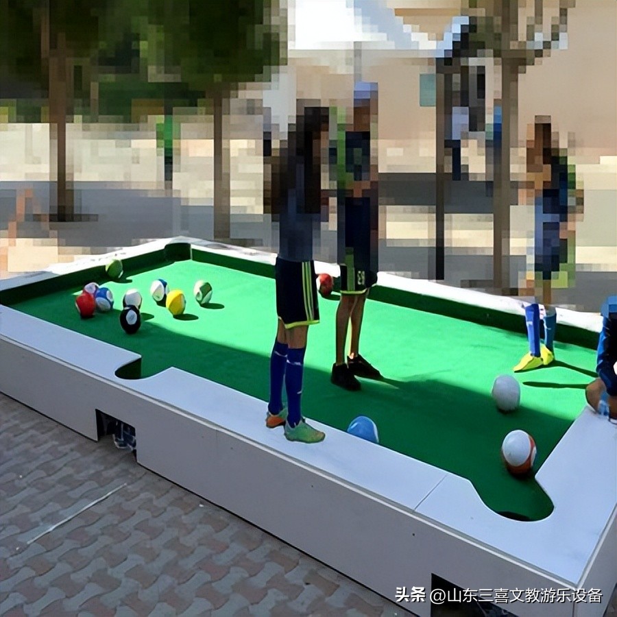 室内足球娱乐设备,台球式足球游乐设备