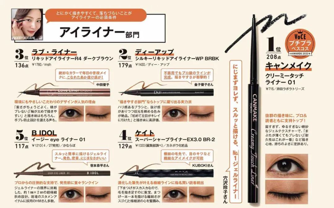 voce美妆年终榜,voce护肤品排行榜前十名